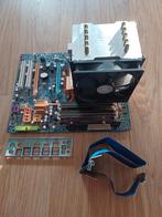 Gigabyte GA-P35-DS4 met koeler, geheugen en cpu, Ophalen of Verzenden, Gebruikt