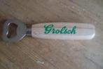 Grolsch opener (nr.7) houten, Verzamelen, Ophalen of Verzenden, Nieuw, Flesopener, Grolsch