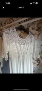 zwangerschaps trouwjurk, Kleding | Dames, Trouwkleding en Trouwaccessoires, Ophalen of Verzenden, Zo goed als nieuw, Wit, Trouwjurk