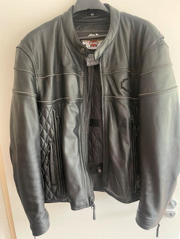 Harley Davidson leren heren motor jas maat XXL beschikbaar voor biedingen