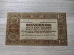 Biljet 1 gulden 1920, zilverbon oude type (1 letter), Postzegels en Munten, Bankbiljetten | Nederland, Ophalen of Verzenden, 1 gulden
