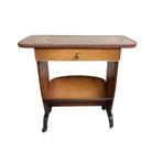 Vintage verrijdbare lectuurtafel, lectuurbak, Huis en Inrichting, Gebruikt, Onbekend, Ophalen of Verzenden, Onbekend
