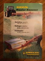 Tractor folder SIMULTA maaier-kneuzer, Boeken, Ophalen of Verzenden, Zo goed als nieuw