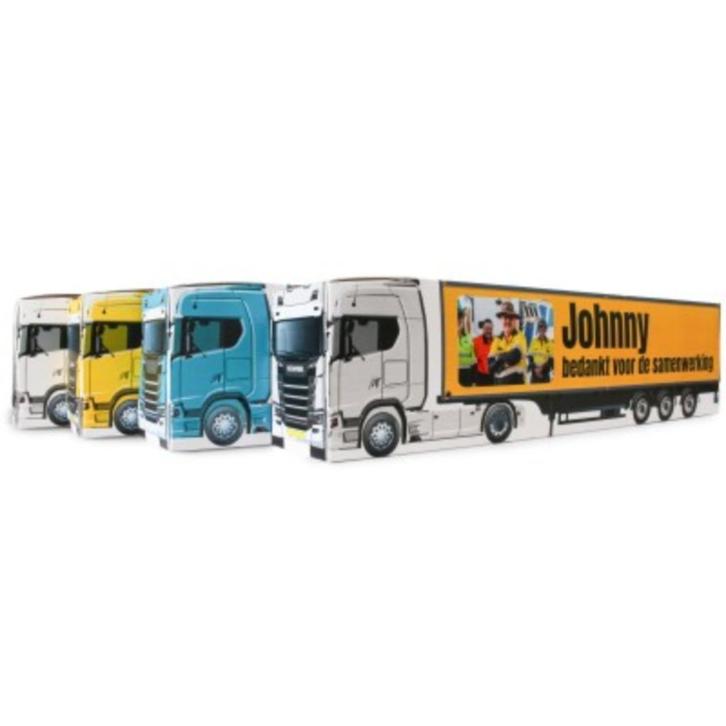 Bedankje voor de  Vrachtwagen chauffeur, Diversen, Levensmiddelen, Ophalen of Verzenden