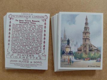 Picturesque London complete set 25 cigarette cards REPRO beschikbaar voor biedingen