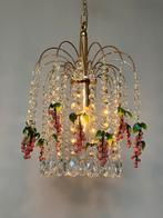 4 beschikbaar vintage murano roze druiven kroonluchters, Huis en Inrichting, Baak, Ophalen of Verzenden, Glas, Baak