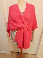 Poncho/omslagdoek fuchsia nieuw, Kleding | Dames, Grote Maten, Verzenden, Nieuw, Roze