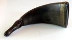 Antieke kruithoorn ca 1700/hoorn met messing incl verzenden, Verzenden