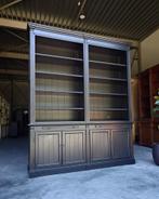Zwarte Boekenkast | Bibliotheekkast | Winkelkast #2247, Huis en Inrichting, Kasten | Boekenkasten, Niet ingevuld, 200 cm of meer
