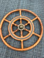 Houten Stuurwiel Boot/Auto - Vintage Look, Ophalen of Verzenden, Gebruikt, Universele onderdelen