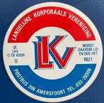 STICKER LANDELIJKE KORPORAALS VERENIGING, Verzamelen, Stickers, Zo goed als nieuw, Verzenden