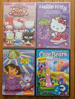 4 kinderfilms Hello Kitty, Care Bears, Dora, Alle leeftijden, Ophalen of Verzenden, Gebruikt