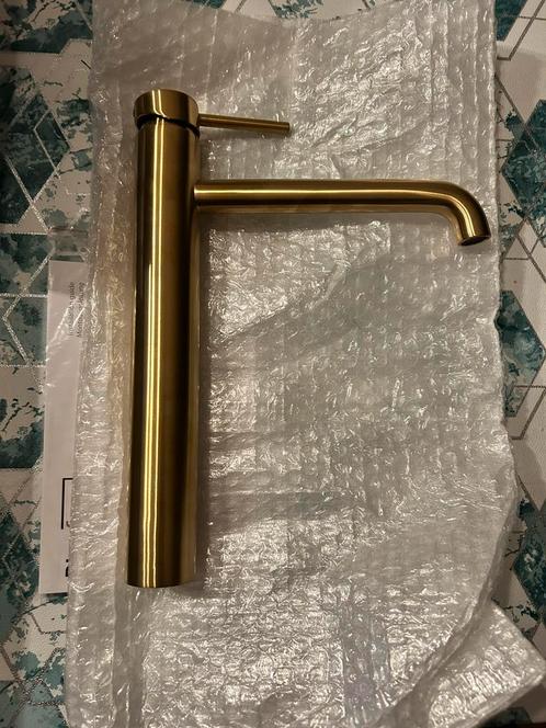 Gouden kraan nieuw, Doe-het-zelf en Verbouw, Sanitair, Nieuw, Kraan, Ophalen of Verzenden