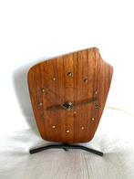 Retro/vintage teak houten NUFA klok, Ophalen of Verzenden, Huis en Inrichting