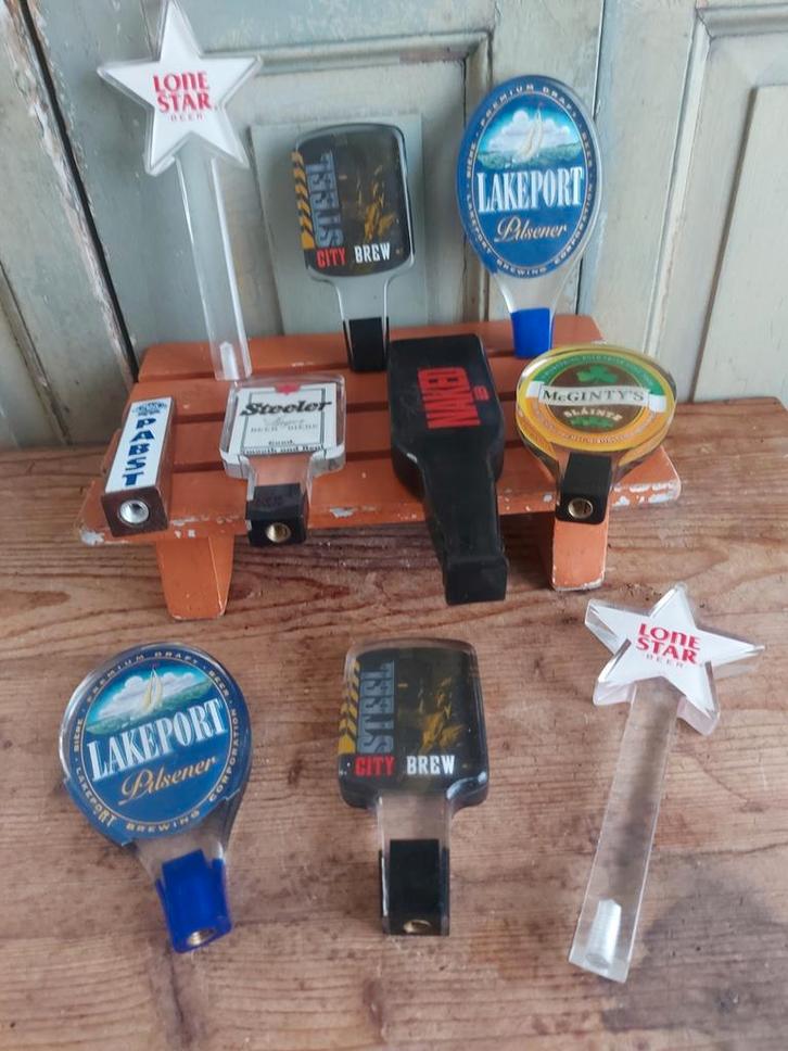 10 x orginele dubbelzijdige taphendel voor 72 euro, Verzamelen, Merken en Reclamevoorwerpen, Zo goed als nieuw, Ophalen of Verzenden