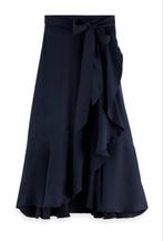 Zwarte omslagrok Scotch & Soda (XS), Kleding | Dames, Rokken, Verzenden, Zwart, Scotch & Soda, Zo goed als nieuw