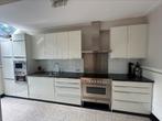 Complete Bruynzeel keuken crèmekleu met Boretti apparatuur, Ophalen, Gebruikt, Graniet of Steen, Enkelwandige keuken
