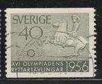 Zweden 1956 - Griekse ruiter, Postzegels en Munten, Postzegels | Europa | Scandinavië, Zweden, Ophalen, Gestempeld