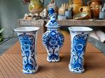 Porceleyne fles miniatuur kaststel delftsblauw delft, Antiek en Kunst, Ophalen of Verzenden