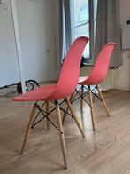 Roze Eetkamerstoelen - Set van 2, Ophalen, Twee, Overige kleuren, Zo goed als nieuw