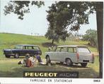 Peugeot 404 Familiale en Stationcar 1963, Verzenden, Gelezen, Peugeot