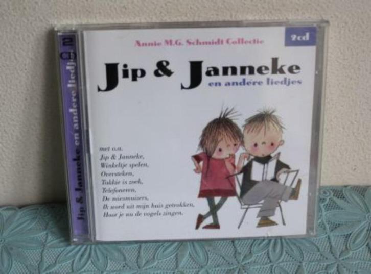 Jip & Janneke en andere liedjes (2 CD), Cd's en Dvd's, Cd's | Kinderen en Jeugd, Zo goed als nieuw, Muziek, Ophalen of Verzenden