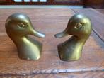 2 messing boekensteunen, eend, Ophalen of Verzenden