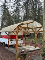 Polyester gebogen golfplaten carport, afdak, dakbedenking, Doe-het-zelf en Verbouw, 15 m² of meer, Kunststof, Gebruikt, Golfplaat