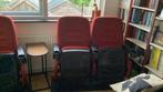 Bioscoop stoelen 2maal 2 stoelen, Huis en Inrichting, Stoelen, Ophalen, Zo goed als nieuw, Rood