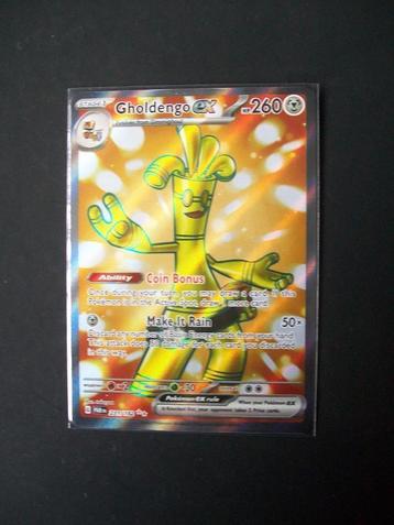 3988 nieuwe Pokemonkaart Secret GHOLDENGO EX HP 260 231/182 beschikbaar voor biedingen