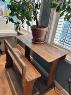 Antieke Schoolbank / Lessenaar, Antiek en Kunst, Ophalen