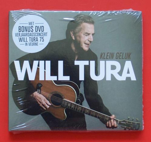 cd Will Tura Klein geluk met bonus dvd Verjaardagsconcert, Cd's en Dvd's, Dvd's | Muziek en Concerten, Zo goed als nieuw, Muziek en Concerten