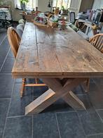 Steigerhouten salontafel, eettafel, tv-tafel,, Huis en Inrichting, Overige Huis en Inrichting, Ophalen of Verzenden, Zo goed als nieuw