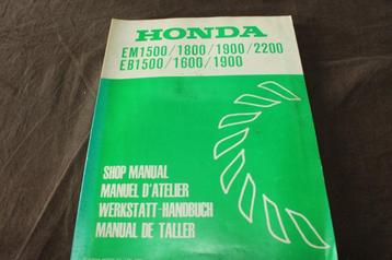 Honda EM1500 1800 2200 EB 15001600 1900 1982 shop manual beschikbaar voor biedingen