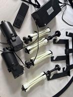 Elektrische achtergrond rol houder voor 2 rollen, Audio, Tv en Foto, Fotografie | Fotostudio en Toebehoren, Ophalen, Gebruikt