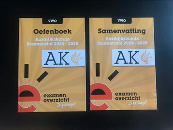 ExamenOverzicht Oefenboek & Samenvatting Aardrijkskunde VWO beschikbaar voor biedingen