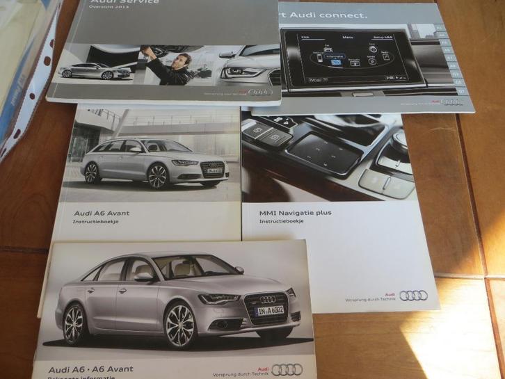 Instructieboek Audi A6 Avant 2011 + MMI navigatie Plus, enz, Auto diversen, Handleidingen en Instructieboekjes, Ophalen of Verzenden