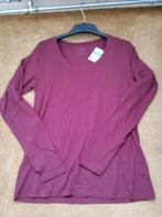 Nieuw verpakking longsleeve mt L kleur bordeaux Anni Rolfi, Kleding | Dames, T-shirts, Maat 42/44 (L), Nieuw, Ophalen of Verzenden