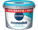 Histor monodek 12,5 liter- wit, Doe-het-zelf en Verbouw, Ophalen, Nieuw, Wit, Verf