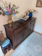 Massief teak houten dressoir kast uit Indonesie, Huis en Inrichting, Ophalen, Zo goed als nieuw, 25 tot 50 cm