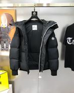 Moncler Puffer Winterjas, Ophalen of Verzenden, Zo goed als nieuw, Maat 48/50 (M), Zwart