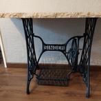 Antieke Singer Naaimachine Tafel met Travertin blad, Antiek en Kunst, Ophalen