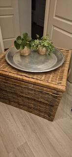 Salontafel, Huis en Inrichting, Tafels | Salontafels, Ophalen, Riet, Gebruikt, 50 tot 100 cm