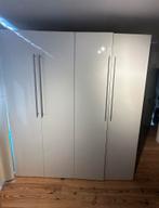 Hoogglans witte kledingkast, Huis en Inrichting, Kasten | Kledingkasten, Ophalen, Gebruikt, Overige materialen, 200 cm of meer