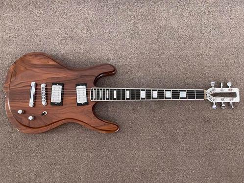 Aluminium nek gitaar, Muziek en Instrumenten, Snaarinstrumenten | Gitaren | Elektrisch, Gebruikt, Solid body, Overige merken, Ophalen of Verzenden