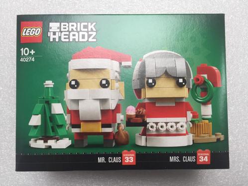 LEGO️️️️️️®️ Brickheadz 40274 Kerstman & Kerstvrouw *Nieuw*, Kinderen en Baby's, Speelgoed | Duplo en Lego, Nieuw, Lego, Complete set