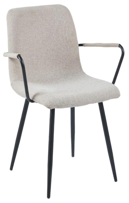 Eetkamerstoel Aspen Beige, Huis en Inrichting, Stoelen, Nieuw, Vijf, Zes of meer stoelen, Hout, Kunststof, Leer, Metaal, Riet of Rotan
