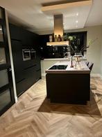Hele keuken 250x235 + eiland 120x270, Huis en Inrichting, Keuken | Complete keukens, Ophalen, Gebruikt, Zwart, Overige typen
