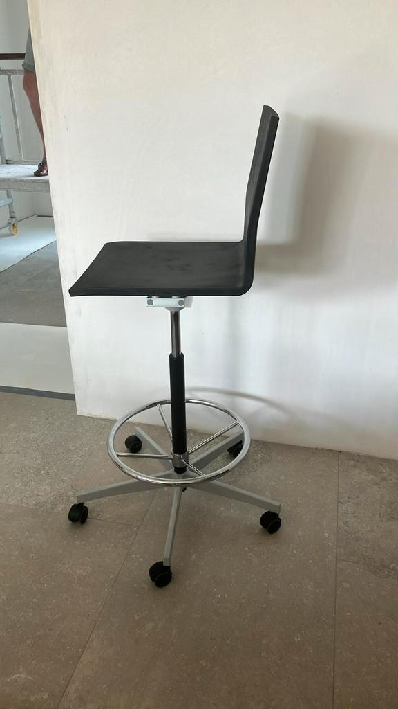 Vitra Maarten van Severen Receptie balie stoel zwart, Huis en Inrichting, Bureaustoelen, Zo goed als nieuw, Bureaustoel, Zwart