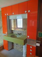 badkamer meubel en ombouw jaren 70, Huis en Inrichting, Badkamer | Badkamermeubels, Ophalen, Gebruikt, 200 cm of meer, 150 tot 200 cm